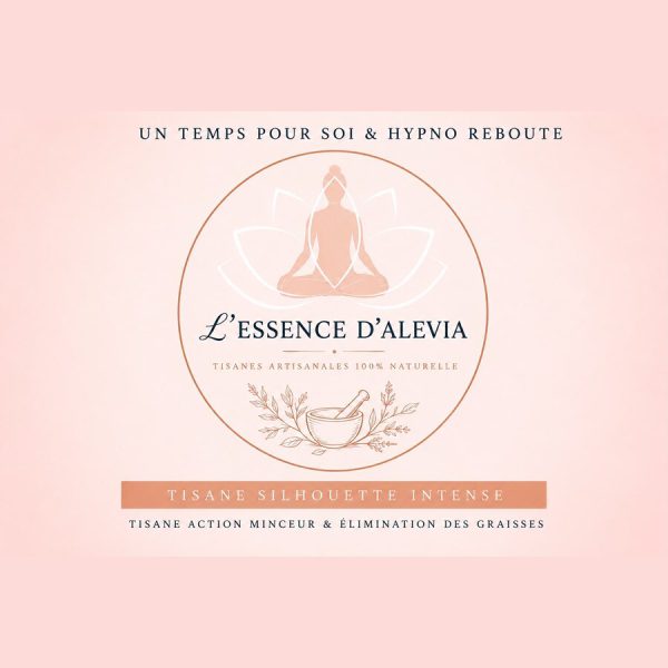 Étiquette de la tisane Silhouette Intense, L'essence d'Alevia