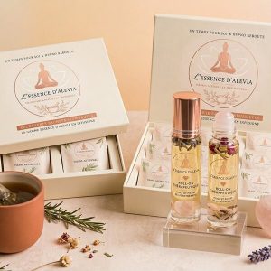 Coffret et roll-ons de la gamme