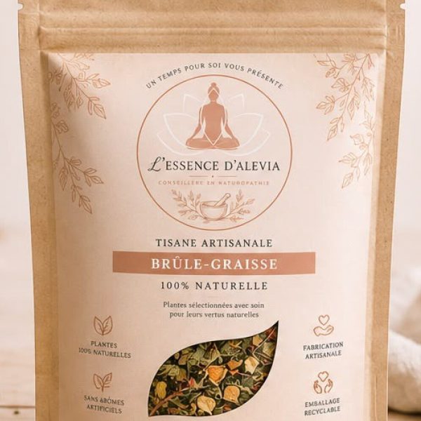 Sachet kraft de la tisane Silhouette Intense